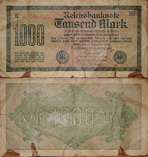 1000 Reichsbanknote