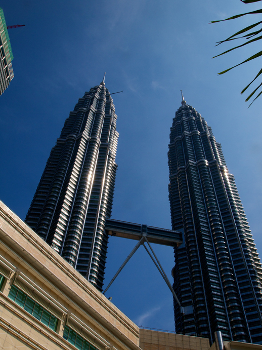 Kuala Lumpur Petronas Towers in Daylight - June 7, 2011
