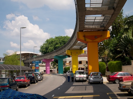 Kuala Lumpur Monorail Track - July 10, 2011