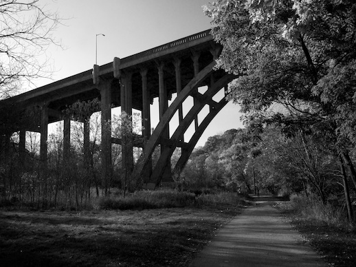 Bridge over Don River - November 2, 2011