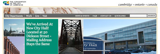 City of Cambridge website